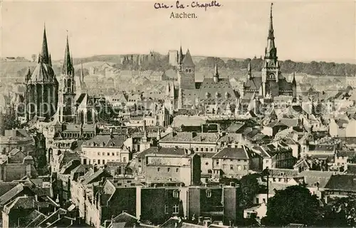 AK / Ansichtskarte Aachen Vue la Chapelle Aachen