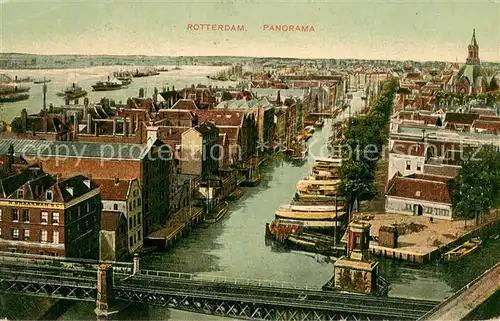 AK / Ansichtskarte Rotterdam Panorama Rotterdam
