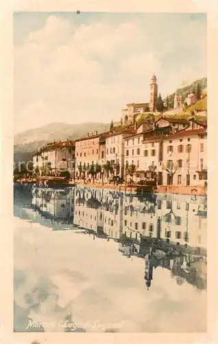 AK / Ansichtskarte Morcote_Lago_di_Lugano Ortsansicht Morcote_Lago_di_Lugano