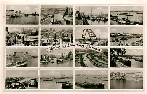 AK / Ansichtskarte Duisburg_Ruhrort Teilansichten Duisburg Ruhrort