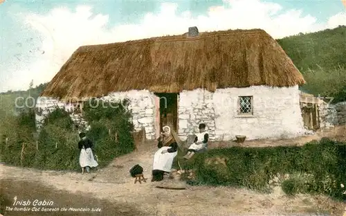 AK / Ansichtskarte Ireland_Irland Irish Cabin 