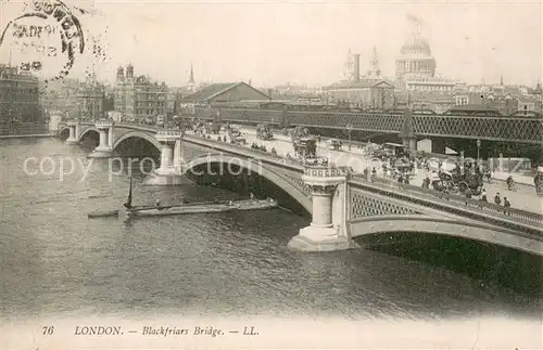 AK / Ansichtskarte London__UK Blackfriars Bridge 