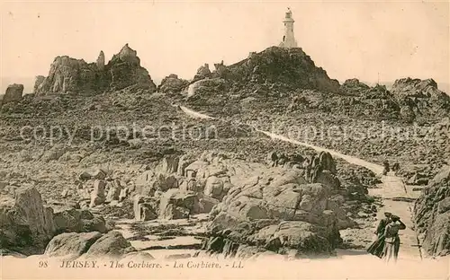 AK / Ansichtskarte St_Brelade_Jersey_UK The Corbiere Lighthouse 