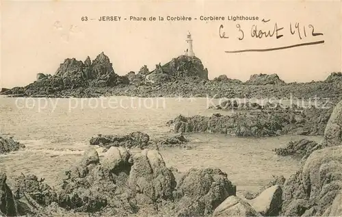 AK / Ansichtskarte St_Brelade_Jersey_UK Corbiere Lighthouse 