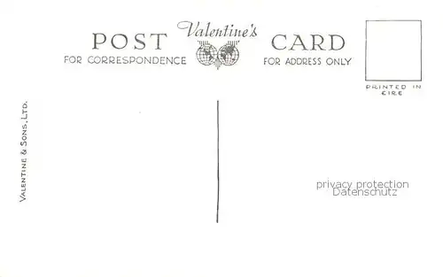 AK / Ansichtskarte Dublin__Ireland_UK O Connell Street and bridge Valentines Post Card 