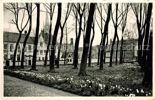 AK / Ansichtskarte Bruges_Brugge_Flandre Beguinage 