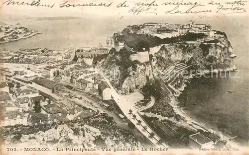 AK / Ansichtskarte Monaco Vue generale Rocher de la Principaute Monaco