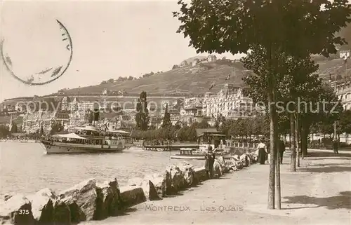 AK / Ansichtskarte Montreux__VD Les Quais 