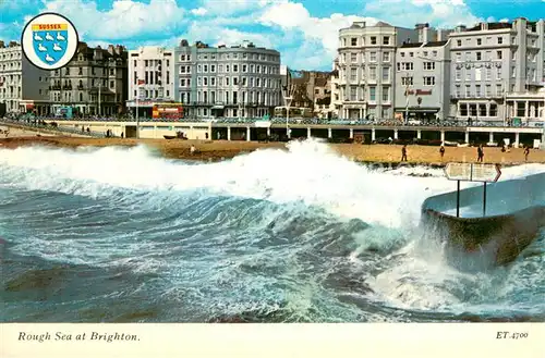 AK / Ansichtskarte Brighton__East_Sussex_UK Rough Sea at Brighton 