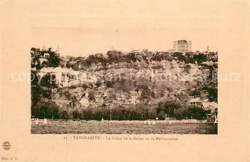 AK / Ansichtskarte Tananarive_Antananarivo_Madagaskar Le Palais de la Reine vu de Mahamasina 