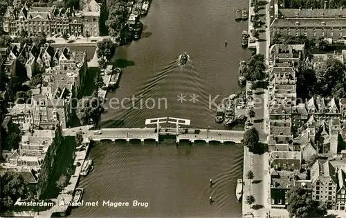 AK / Ansichtskarte Amsterdam__NL Amstel met Magere Brug 