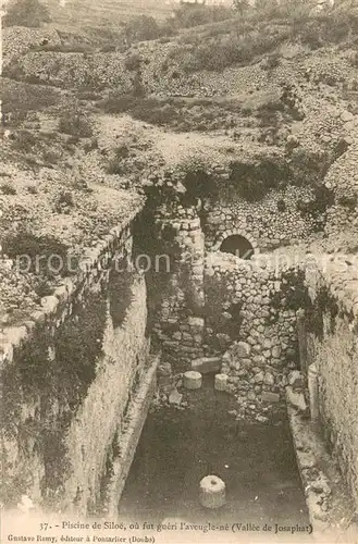AK / Ansichtskarte Josaphat_Israel Piscine de Siloe ou fut gueri laveugle ne 