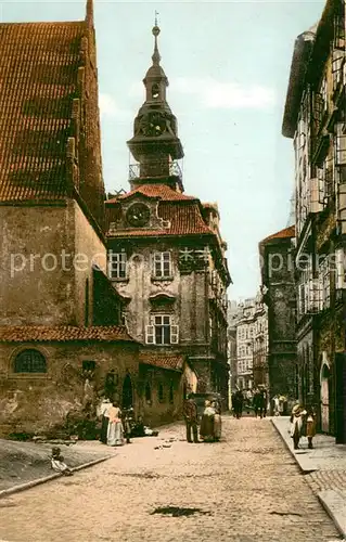 AK / Ansichtskarte Praha_Prahy_Prague Stara zidovska radnice Praha_Prahy_Prague