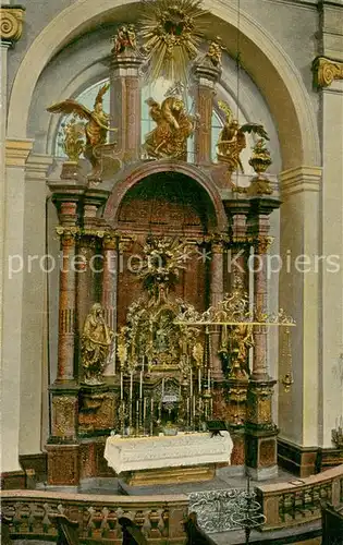 AK / Ansichtskarte Prag__Prahy_Prague Prager Christkindl in der Karmeliterkirche 