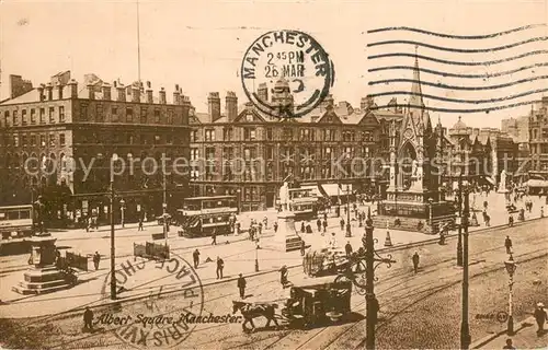 AK / Ansichtskarte Manchester__UK Albert Square 