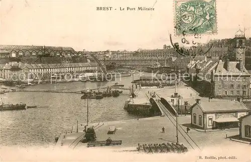 AK / Ansichtskarte Brest_29 Le Port Militaire 