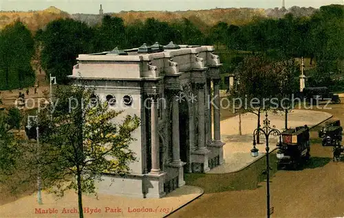 AK / Ansichtskarte London__UK Marble Arch Hyde Park 