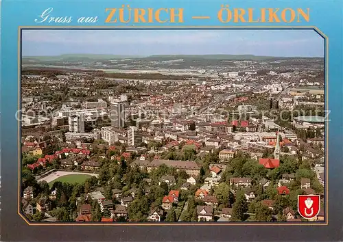 AK / Ansichtskarte Oerlikon_ZH Fliegeraufnahme Oerlikon ZH