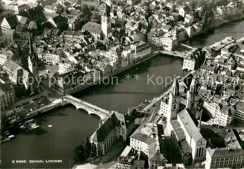 AK / Ansichtskarte Zuerich_ZH Limmat Zuerich_ZH