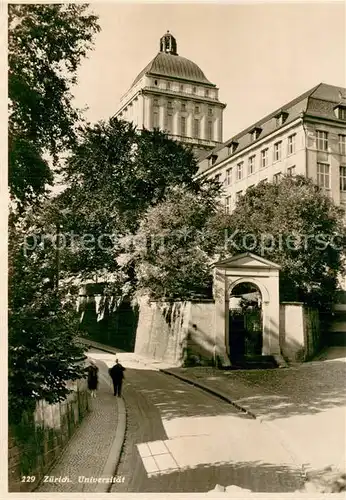 AK / Ansichtskarte Zuerich_ZH Universitaet Zuerich_ZH