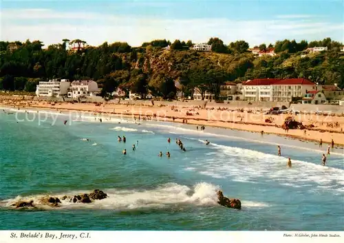 AK / Ansichtskarte St_Brelades_Bay_Jersey_UK View of the beach 