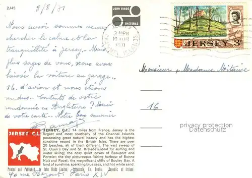 AK / Ansichtskarte St_Brelades_Bay_Jersey_UK View of the beach 