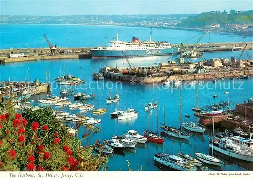 AK / Ansichtskarte St_Helier__Jersey_UK The Harbour 