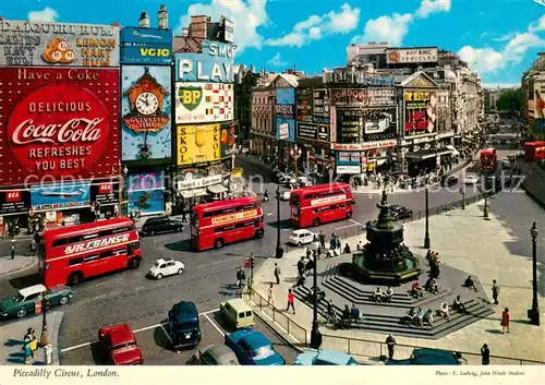 AK / Ansichtskarte London__UK Piccadilly Circus Doppeldeckerbus 