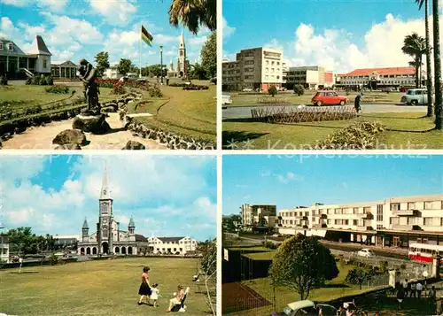 AK / Ansichtskarte Curepipe_Mauritius Hotel de Ville Marche Eglise Sainte Therese Route Royale 