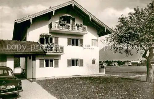 AK / Ansichtskarte Bad_Wiessee Haus Porstmann Aussenansicht Bad_Wiessee