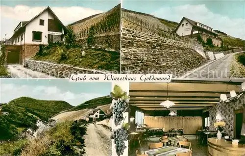 AK / Ansichtskarte Oberwesel_Rhein Winzerhaus Goldemund Weingut  Innen  u. Aussenansichten Oberwesel Rhein