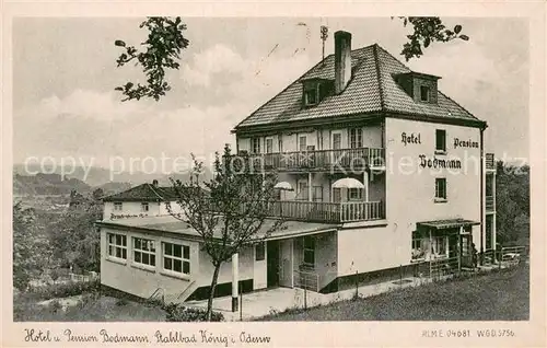 AK / Ansichtskarte Bad_Koenig_Odenwald Hotel Pension Bodmann Aussenansicht Bad_Koenig_Odenwald