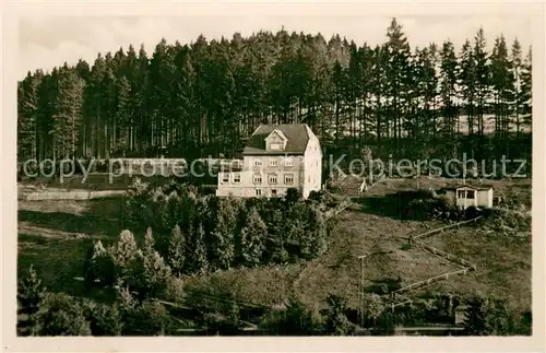 AK / Ansichtskarte Tanne_Harz Kaffee u. Pension Sanssouci Aussenansicht Tanne_Harz