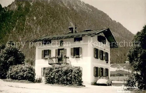 AK / Ansichtskarte Schoenau_Berchtesgaden Haus Franziska Aussenansicht Schoenau Berchtesgaden