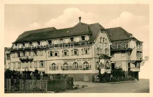 AK / Ansichtskarte Waldkatzenbach Gasthaus Pension Zum Adler Aussenansicht Waldkatzenbach