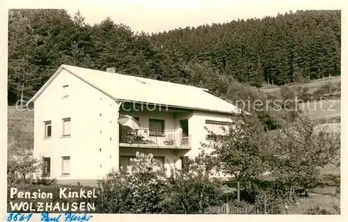 AK / Ansichtskarte Wolzhausen Pension Kinkel Aussenansicht Wolzhausen