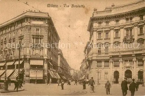 AK / Ansichtskarte Milano_Mailand_IT Via Broletto 