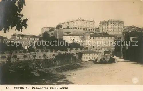 AK / Ansichtskarte Perugia Panorama da S. Anna 