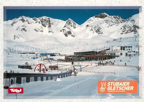 AK / Ansichtskarte Stubaier_Alpen Stubaier Gletscherbahn Winter Stubaier Alpen