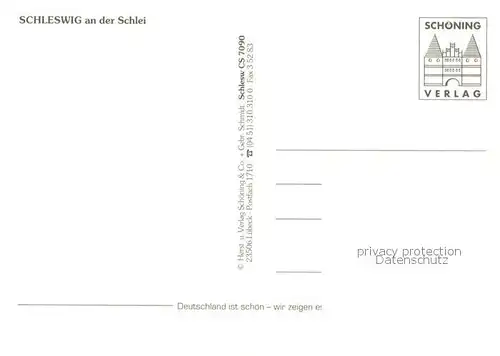 AK / Ansichtskarte Schleswig_Schlei Fliegeraufnahme Schloss Gottorf Schleswig_Schlei