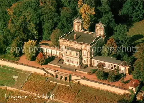 AK / Ansichtskarte Dresden_Elbe Fliegeraufnahme Lingner Schloss 