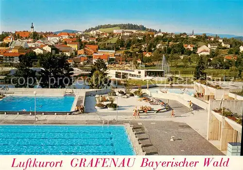 AK / Ansichtskarte Grafenau_Niederbayern Schwimmbad Grafenau Niederbayern