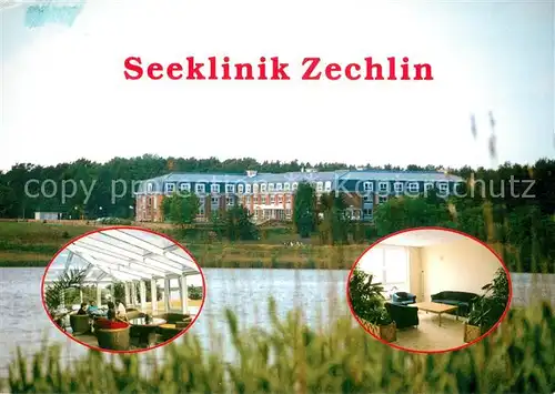 AK / Ansichtskarte Zechlin_Flecken Seeklinik Zechlin Aussenansicht Zechlin_Flecken