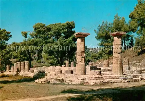 AK / Ansichtskarte Olympia__Olimpia_Greece Heratempel Antike Staette 