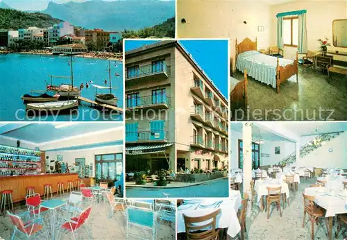 AK / Ansichtskarte Puerto_de_Soller Hotel Bahia Restaurant Hafen Puerto_de_Soller