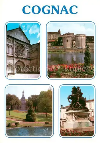 AK / Ansichtskarte Cognac_16_Charente Vues d ensemble Monument 