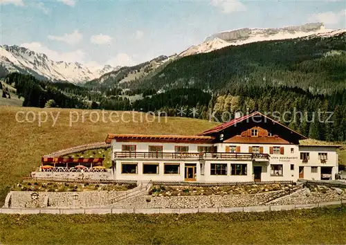 AK / Ansichtskarte Egg_Riezlern Terrassen Cafe Hotel Erlebach Egg_Riezlern