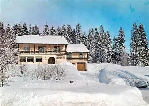 AK / Ansichtskarte Kniebis_Freudenstadt Pension Klaissle Winterlandschaft im Schwarzwald Kniebis_Freudenstadt