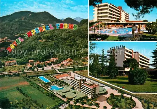 AK / Ansichtskarte Montegrotto_Terme_IT Hotel Imperial Terme Swimming Pool Luftbild 