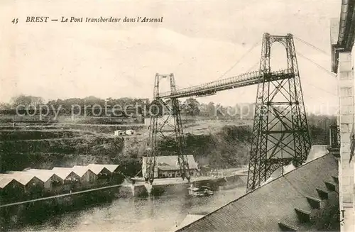 AK / Ansichtskarte Brest_29 Le Pont transbordeur dans l Arsenal 
